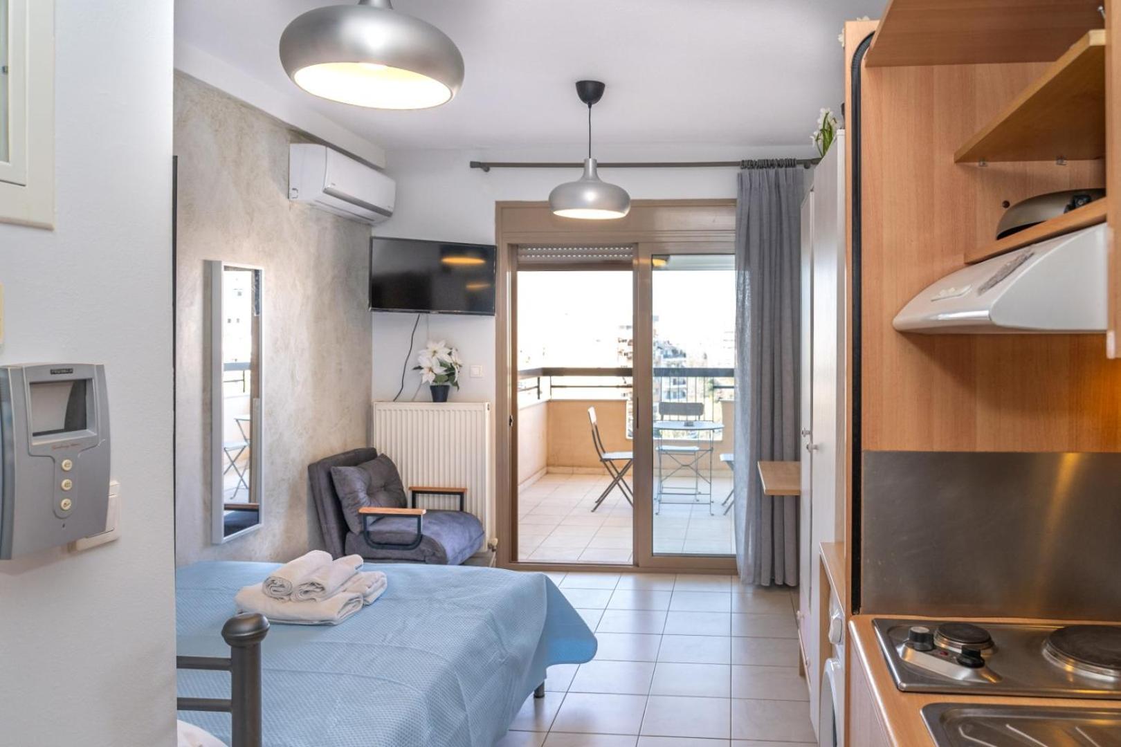 Kosmos Service Apartment Beautiful Studio 3 With Additional Cost Parking Thessaloniki Exterior foto